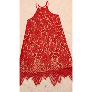 Red Lace Dress